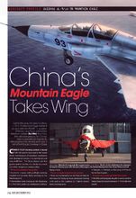 美国空军杂志整版介绍山鹰教练机